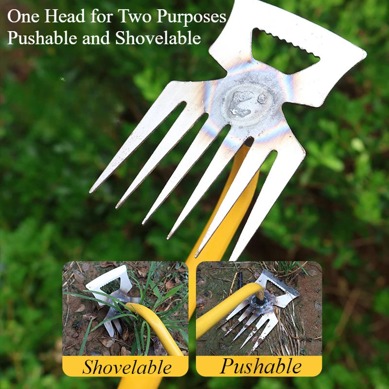 Durable Manganese Steel Weeding Rake for Easy Soil Cultivation - Smarsty