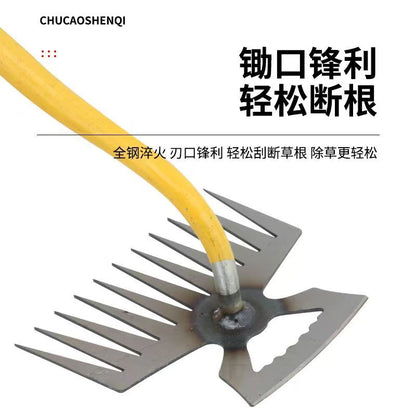 Durable Manganese Steel Weeding Rake for Easy Soil Cultivation - Smarsty