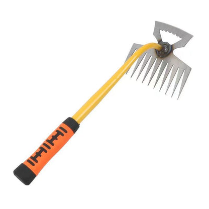 Durable Manganese Steel Weeding Rake for Easy Soil Cultivation - Smarsty