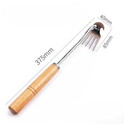 Durable Manganese Steel Weeding Rake for Easy Soil Cultivation - Smarsty