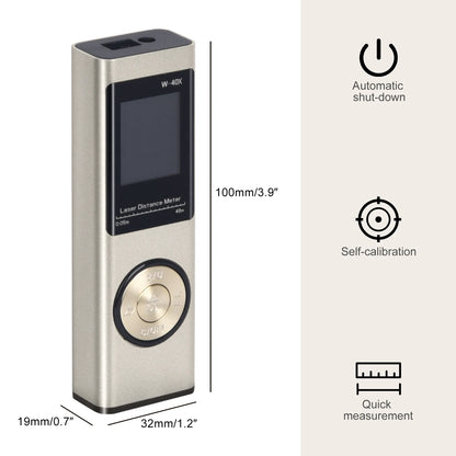 Mini Smart Laser Distance Meter USB Rechargeable Portable Tool - Smarsty