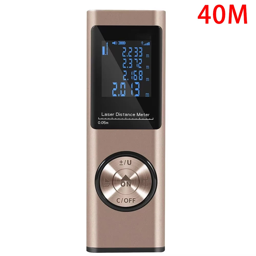 Mini Smart Laser Distance Meter USB Rechargeable Portable Tool - Smarsty