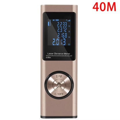 Mini Smart Laser Distance Meter USB Rechargeable Portable Tool - Smarsty