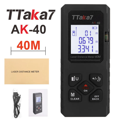 Mini Smart Laser Distance Meter USB Rechargeable Portable Tool - Smarsty