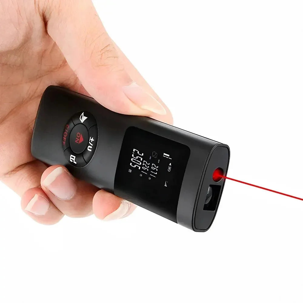 Mini Smart Laser Distance Meter with USB Rechargeable Feature - Smarsty
