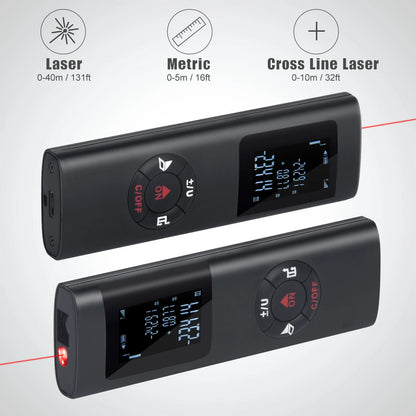 Mini Smart Laser Distance Meter with USB Rechargeable Feature - Smarsty