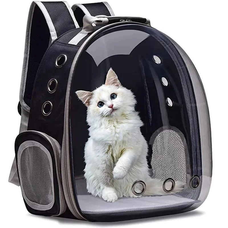 Transparent Capsule Cat Backpack for Travel and Comfort - Smarsty