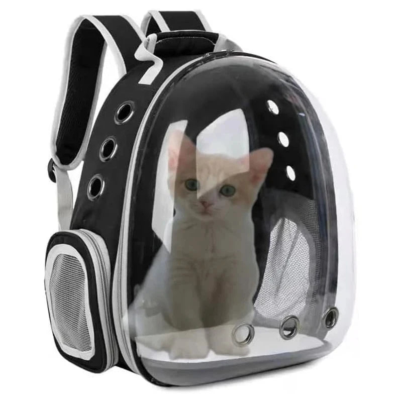 Transparent Capsule Cat Backpack for Travel and Comfort - Smarsty