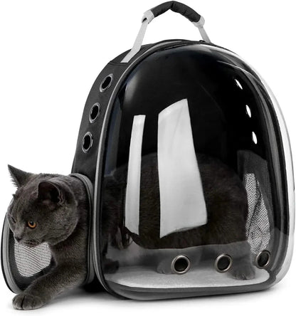 Transparent Capsule Cat Backpack for Travel and Comfort - Smarsty