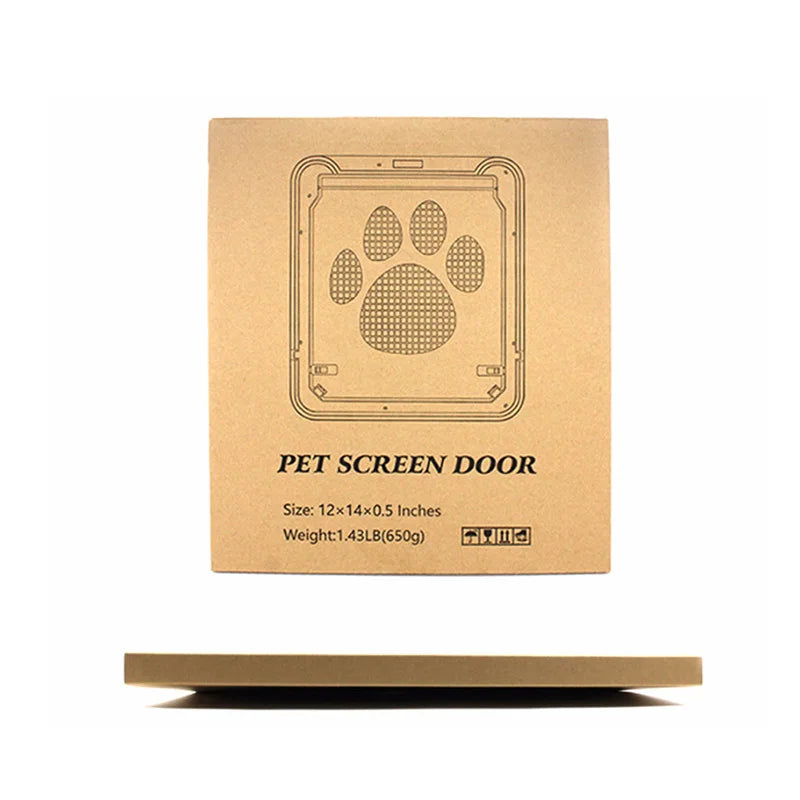 4-Way Lockable Plastic Pet Door for Safe Home Access - Smarsty
