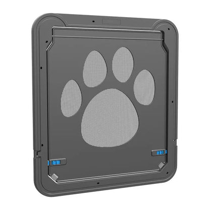 4-Way Lockable Plastic Pet Door for Safe Home Access - Smarsty