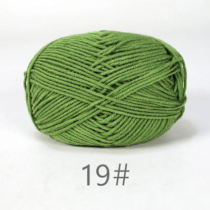 Soft Milk Cotton Yarn for Hand Knitting Projects - Smarsty