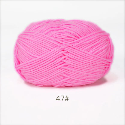 Soft Milk Cotton Yarn for Hand Knitting Projects - Smarsty