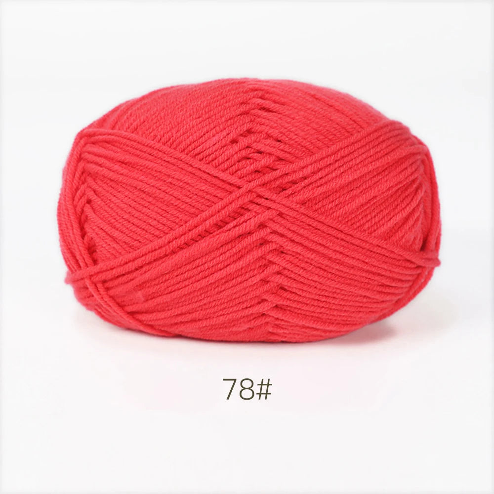 Soft Milk Cotton Yarn for Hand Knitting Projects - Smarsty