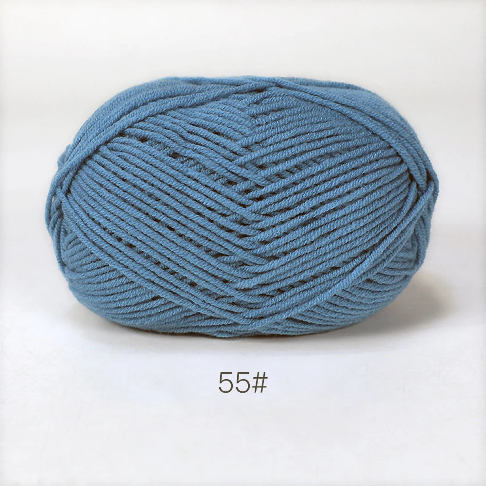 Soft Milk Cotton Yarn for Hand Knitting Projects - Smarsty