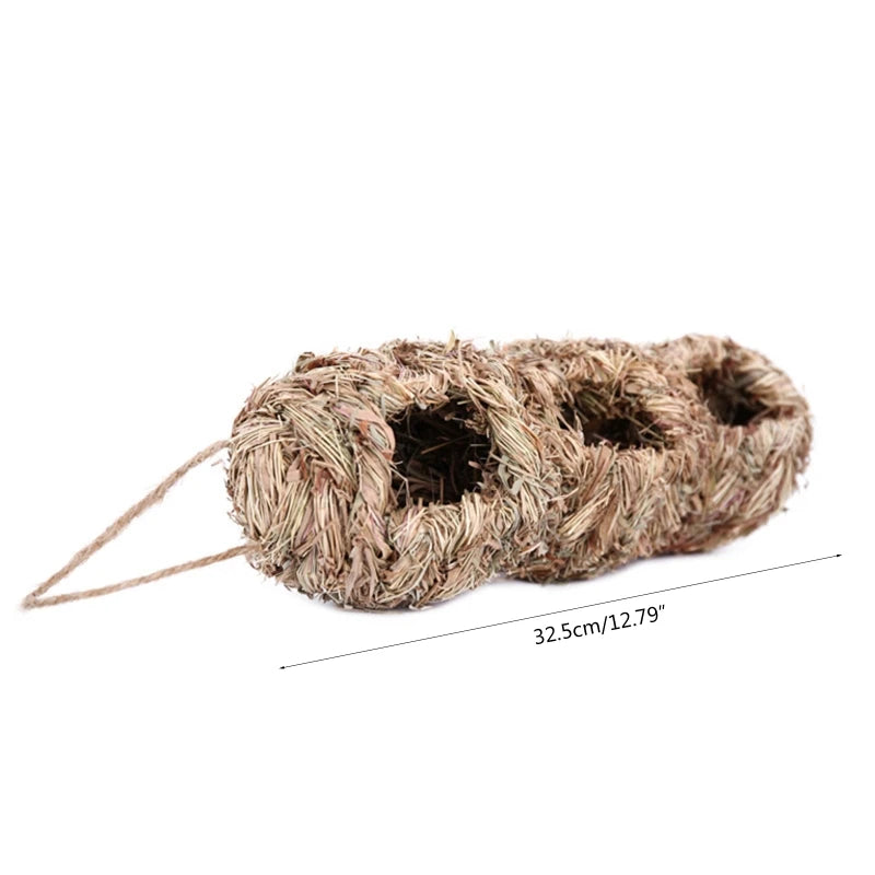 Natural Grass Bird Cage for Outdoor Parrots and Nesting - Smarsty
