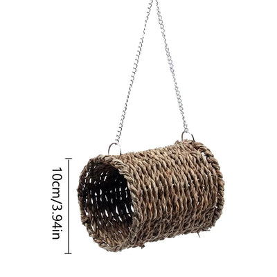 Natural Grass Bird Cage for Outdoor Parrots and Nesting - Smarsty