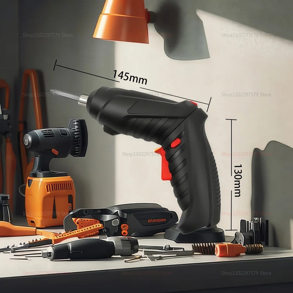 47 Piece Cordless Electric Screwdriver Kit for Home DIY - Smarsty