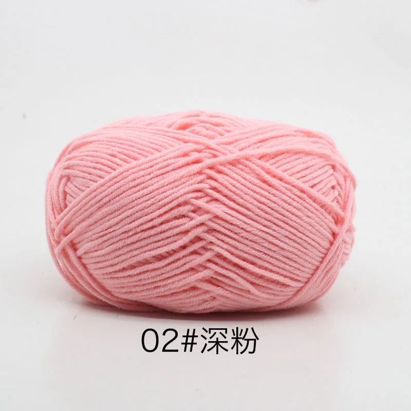 Eco-Friendly 4ply Milk Cotton Knitting Yarn Set - Smarsty