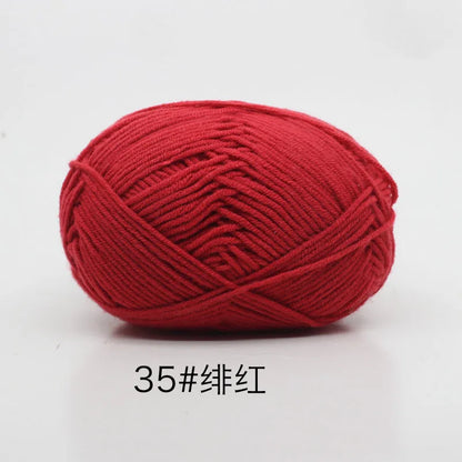 Eco-Friendly 4ply Milk Cotton Knitting Yarn Set - Smarsty