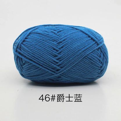 Eco-Friendly 4ply Milk Cotton Knitting Yarn Set - Smarsty