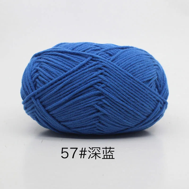 Eco-Friendly 4ply Milk Cotton Knitting Yarn Set - Smarsty