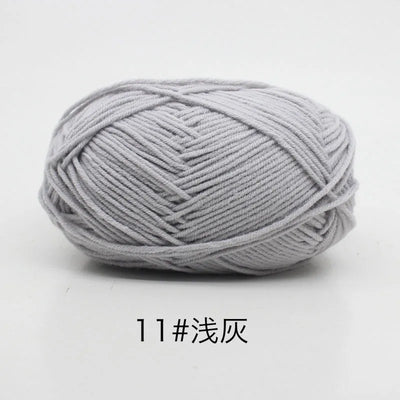 Eco-Friendly 4ply Milk Cotton Knitting Yarn Set - Smarsty