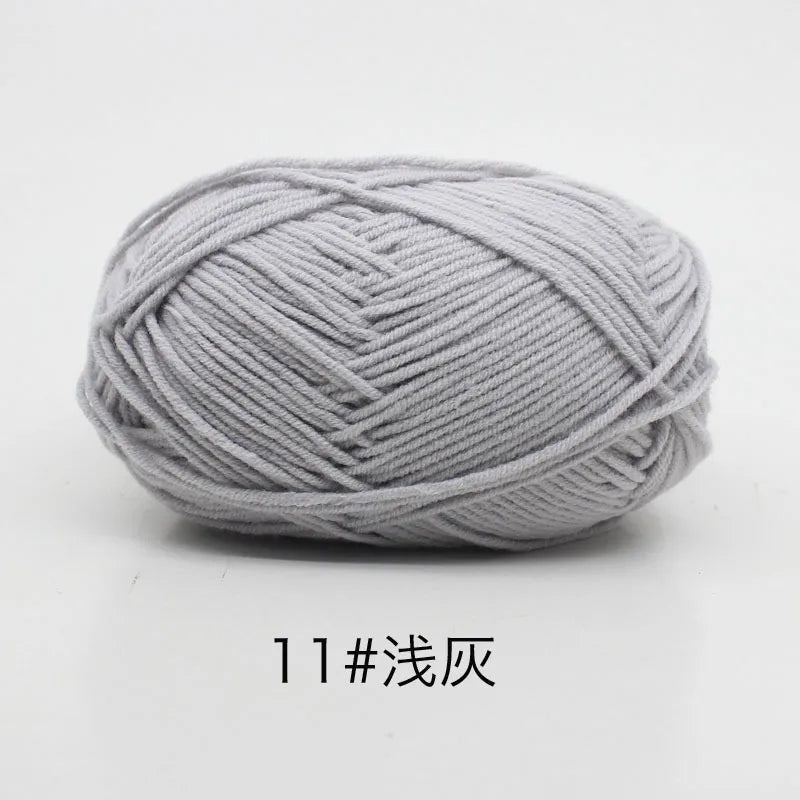 Eco-Friendly 4ply Milk Cotton Knitting Yarn Set - Smarsty