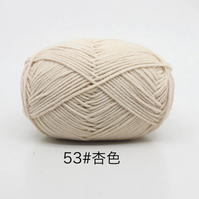Eco-Friendly 4ply Milk Cotton Knitting Yarn Set - Smarsty