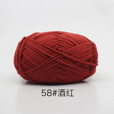 Eco-Friendly 4ply Milk Cotton Knitting Yarn Set - Smarsty