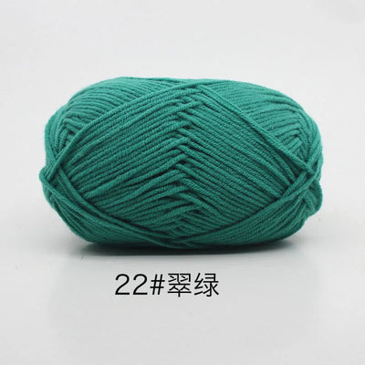 Eco-Friendly 4ply Milk Cotton Knitting Yarn Set - Smarsty