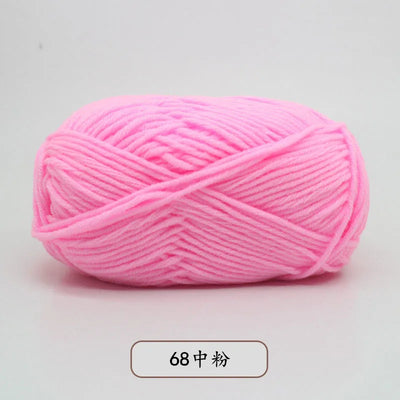 Eco-Friendly 4ply Milk Cotton Knitting Yarn Set - Smarsty