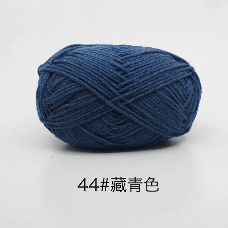 Eco-Friendly 4ply Milk Cotton Knitting Yarn Set - Smarsty
