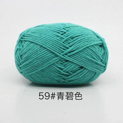 Eco-Friendly 4ply Milk Cotton Knitting Yarn Set - Smarsty