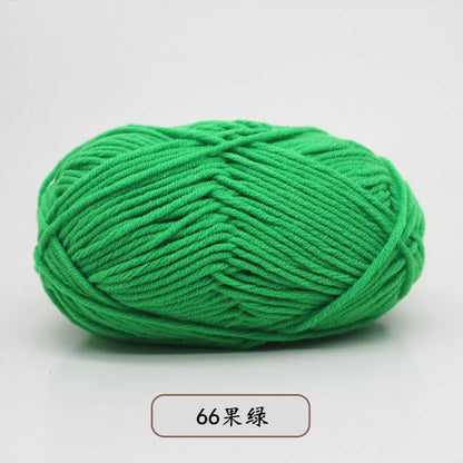 Eco-Friendly 4ply Milk Cotton Knitting Yarn Set - Smarsty