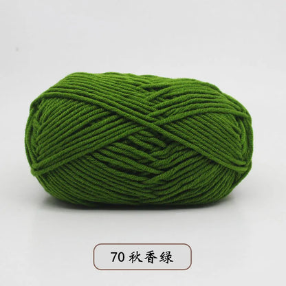 Eco-Friendly 4ply Milk Cotton Knitting Yarn Set - Smarsty