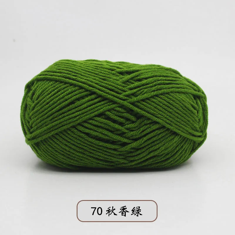 Eco-Friendly 4ply Milk Cotton Knitting Yarn Set - Smarsty