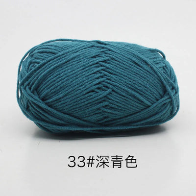 Eco-Friendly 4ply Milk Cotton Knitting Yarn Set - Smarsty