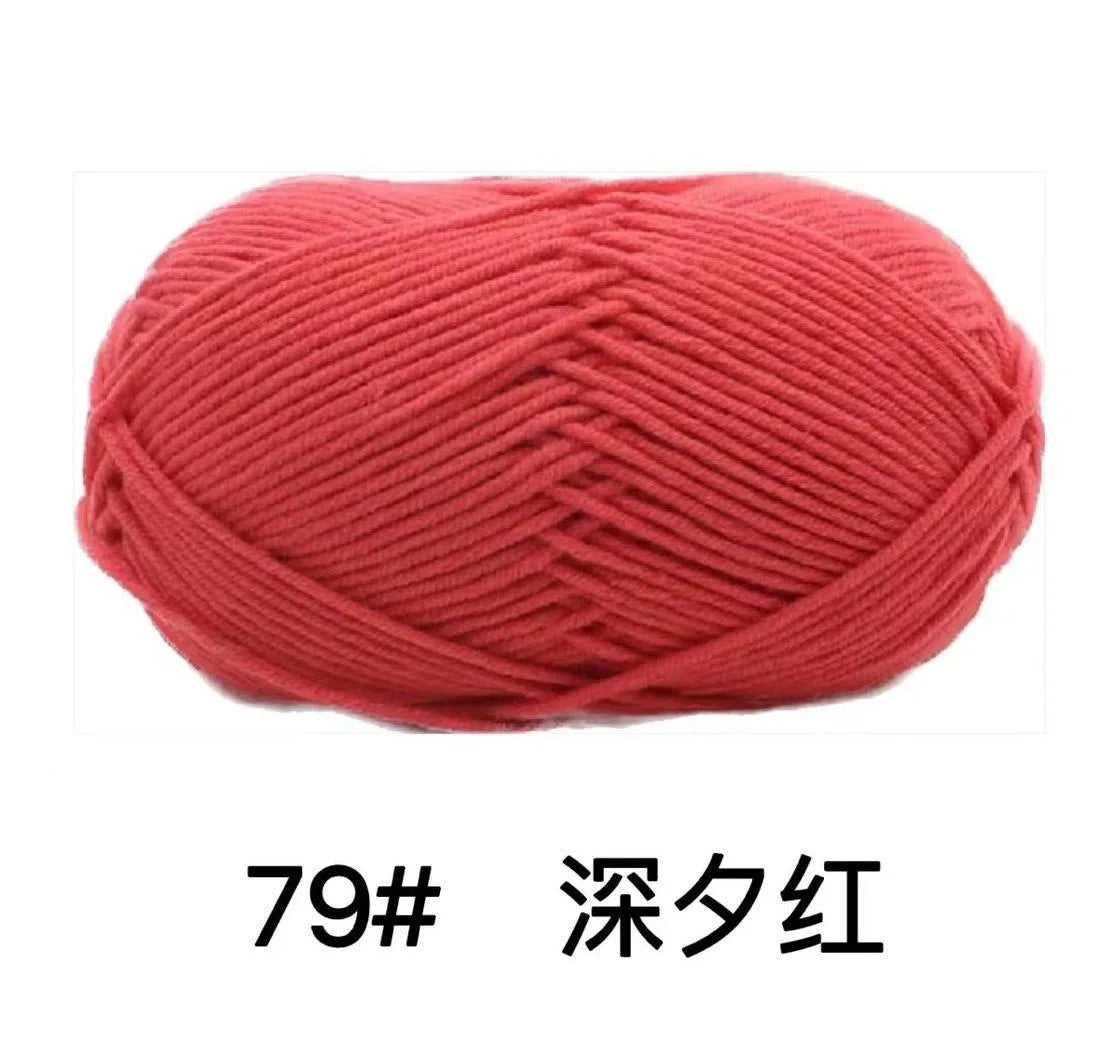 Eco-Friendly 4ply Milk Cotton Knitting Yarn Set - Smarsty