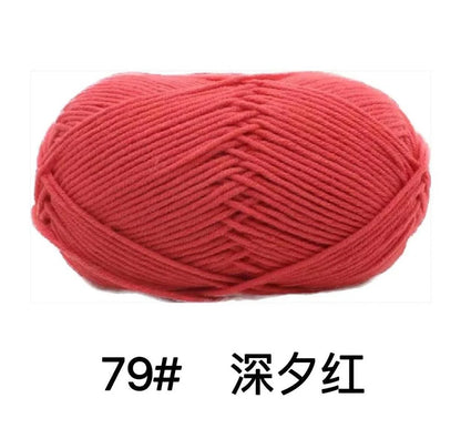 Eco-Friendly 4ply Milk Cotton Knitting Yarn Set - Smarsty