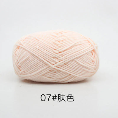 Eco-Friendly 4ply Milk Cotton Knitting Yarn Set - Smarsty
