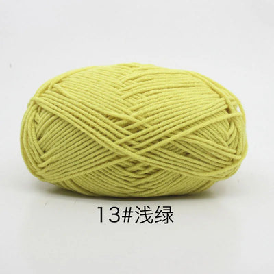 Eco-Friendly 4ply Milk Cotton Knitting Yarn Set - Smarsty