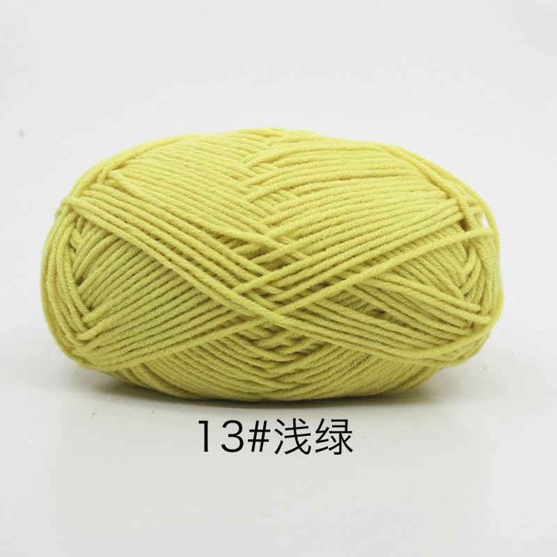Eco-Friendly 4ply Milk Cotton Knitting Yarn Set - Smarsty