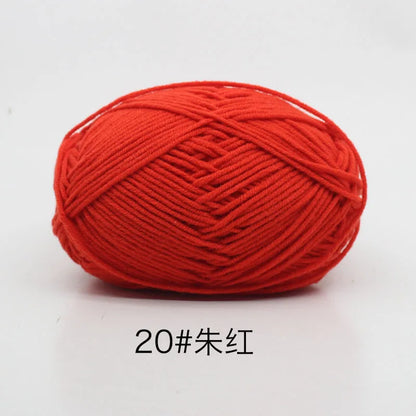 Eco-Friendly 4ply Milk Cotton Knitting Yarn Set - Smarsty
