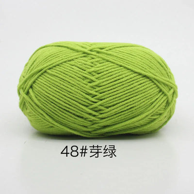 Eco-Friendly 4ply Milk Cotton Knitting Yarn Set - Smarsty
