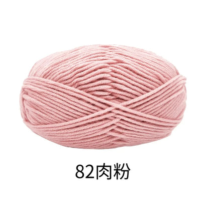 Eco-Friendly 4ply Milk Cotton Knitting Yarn Set - Smarsty
