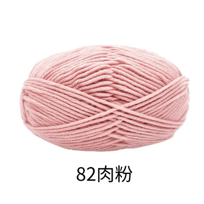 Eco-Friendly 4ply Milk Cotton Knitting Yarn Set - Smarsty
