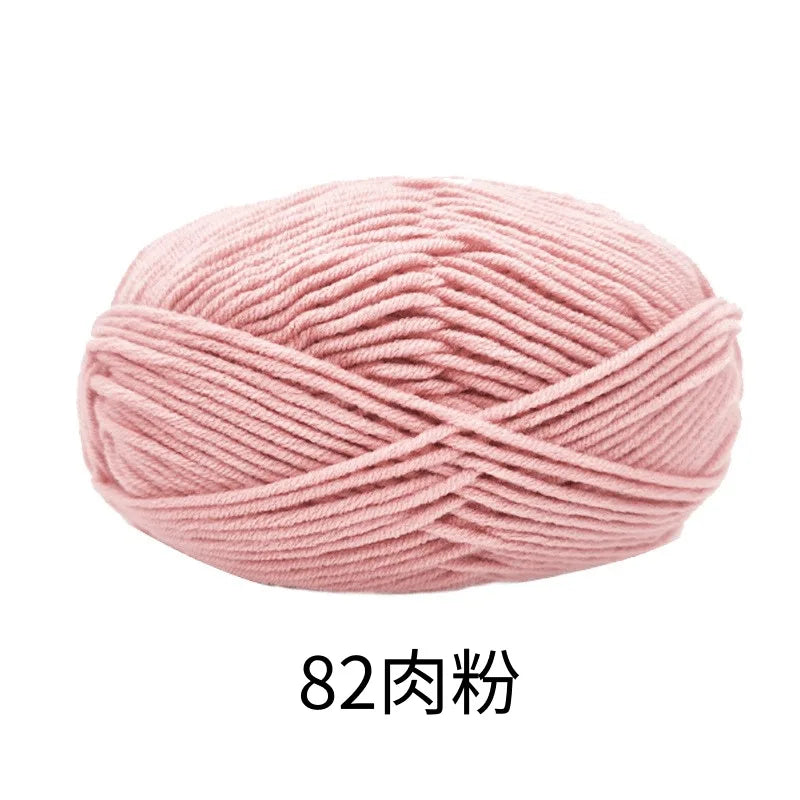 Eco-Friendly 4ply Milk Cotton Knitting Yarn Set - Smarsty