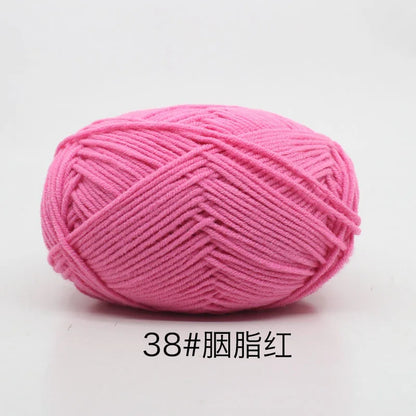 Eco-Friendly 4ply Milk Cotton Knitting Yarn Set - Smarsty