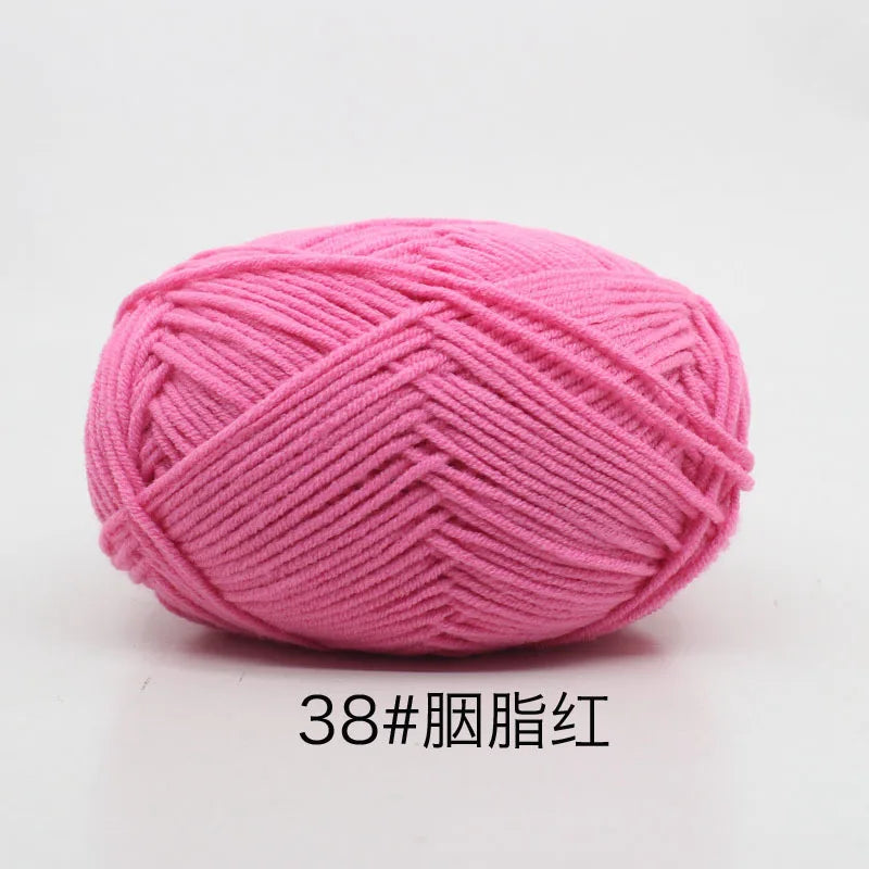 Eco-Friendly 4ply Milk Cotton Knitting Yarn Set - Smarsty
